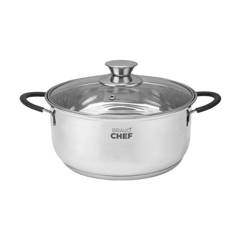 Каструля BRAVO CHEF Safran з кришкою, 16 см, 1.4 л (BC-2014-16)